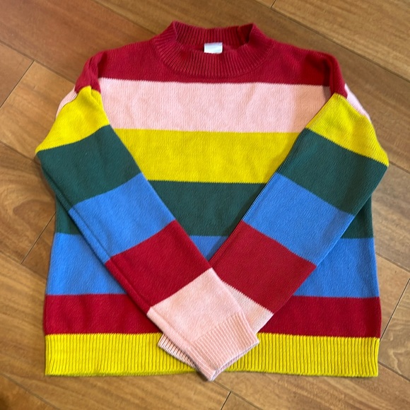 Nordstrom It’s A Vibe Preteen Striped Sweater - Picture 2 of 5